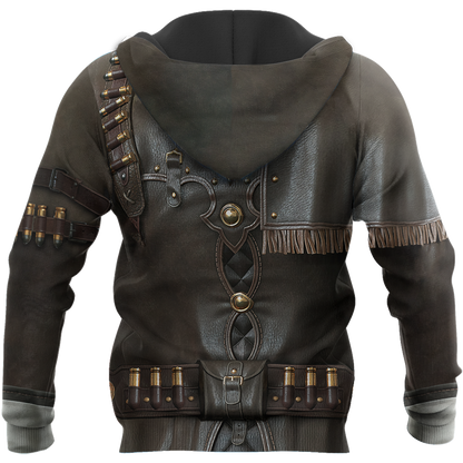 3D All Over Printed Cowboy Armor Hoodie Shirts MP260203 - Amaze Style™-Apparel