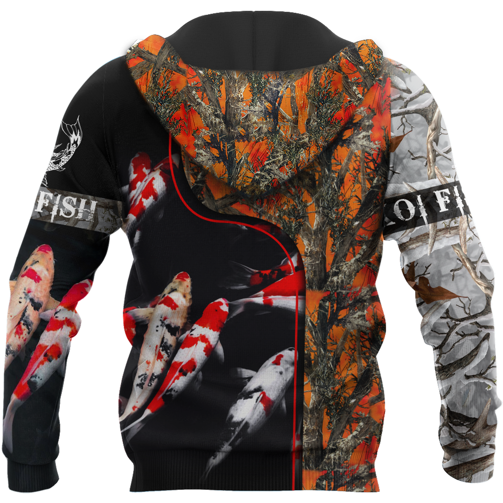 Koi fish Orange camo 3D all over printing shirts for men and women TR120202 - Amaze Style™-Apparel