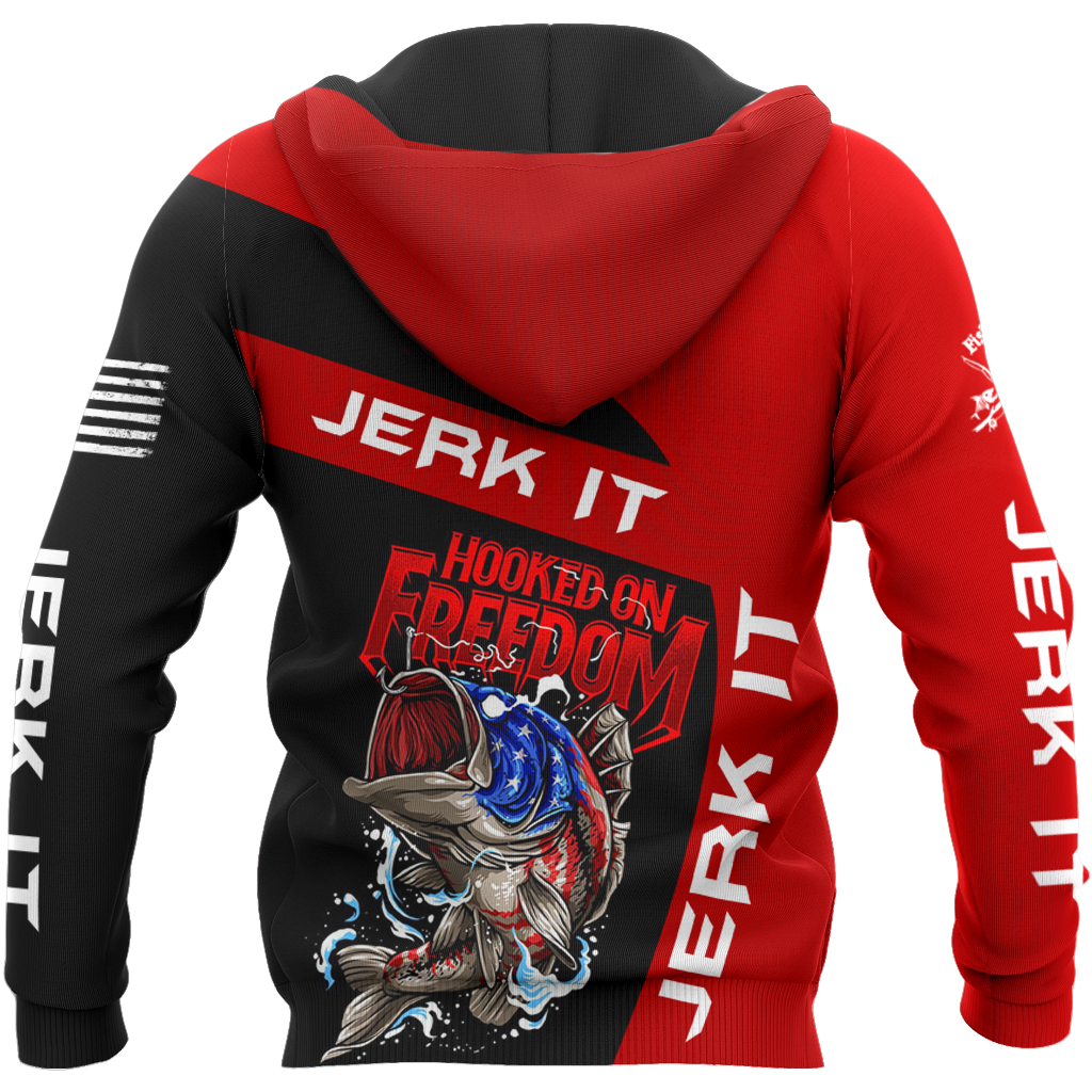 Fishing hooked on freedom Coat HC4205 - Amaze Style™-Apparel