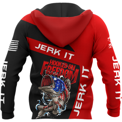 Fishing hooked on freedom Coat HC4205 - Amaze Style™-Apparel