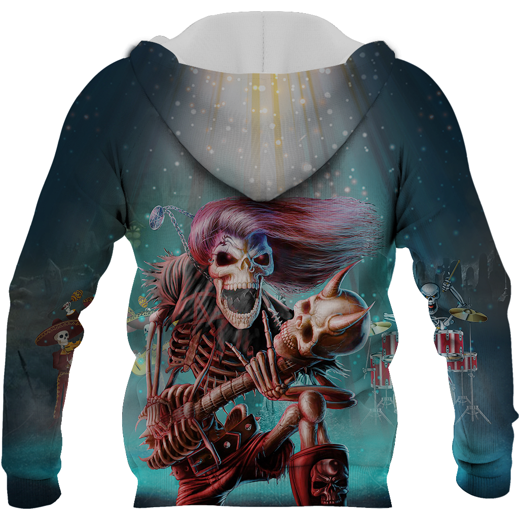 Music Is My Life And Skull Is My Love PL212 - Amaze Style™-Apparel