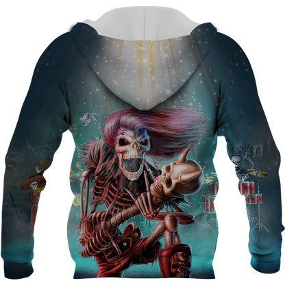 Music Is My Life And Skull Is My Love PL212 - Amaze Style™-Apparel