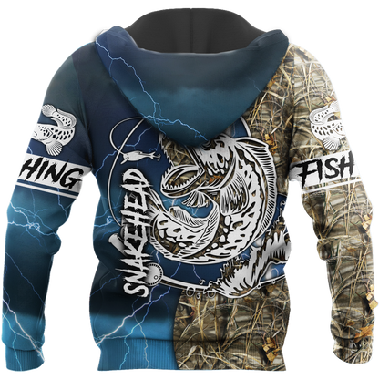Snakehead Fishing Blue camo Women's Men's clothing TR161202 - Amaze Style™-Apparel