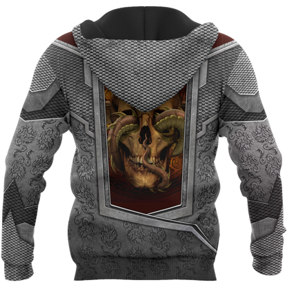 3D Tattoo and Dungeon Dragon Hoodie HAC020113-Apparel-NM-Hoodie-S-Vibe Cosy™
