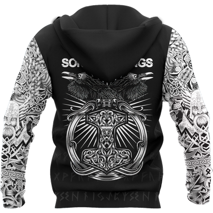 Raven Of Odin All Over Printed AM161001 - Amaze Style™-Apparel