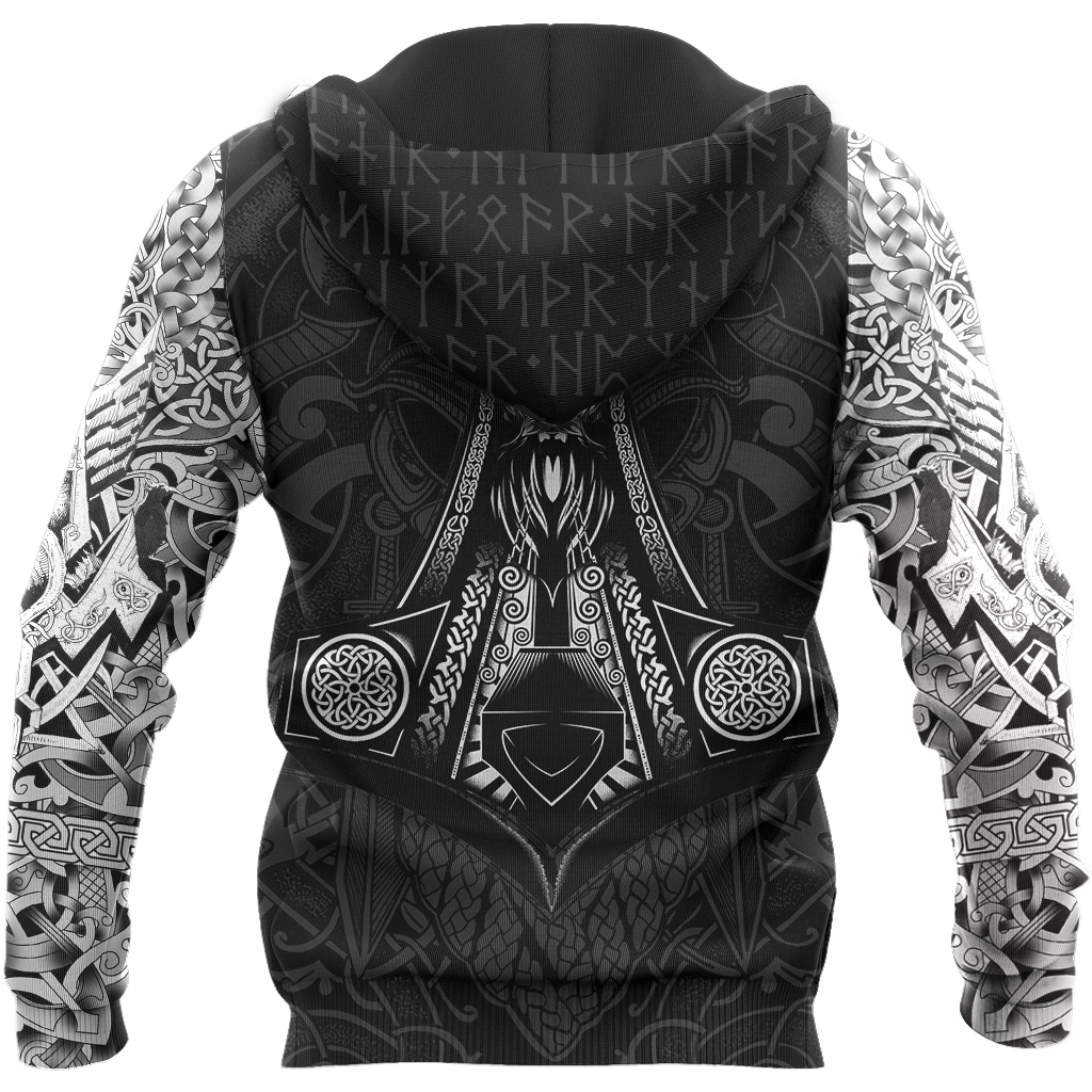 Vikings Odin Hoodie - Amaze Style™-Apparel