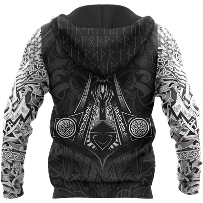 Vikings Odin Hoodie - Amaze Style™-Apparel