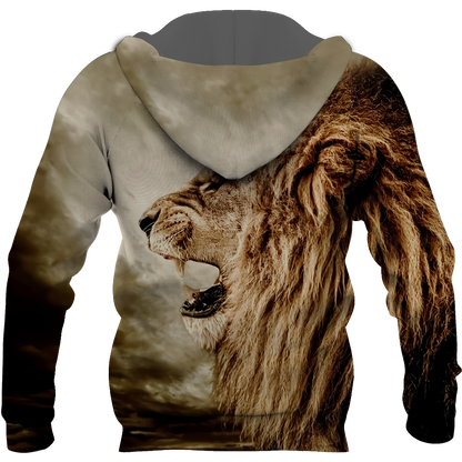 Lion Angry Printed 3D All Over DC031 - Amaze Style™-Apparel