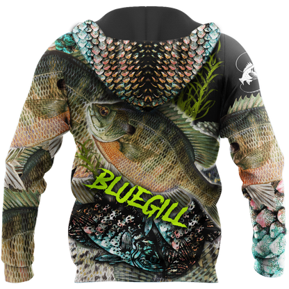 Bluegill Fishing on skin 3D all over shirts for men and women TR060101 - Amaze Style™-Apparel