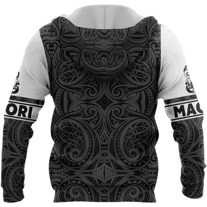 Tiki fern maori hoodie all over printed shirts for men and women AZ301201 - Amaze Style™-Apparel