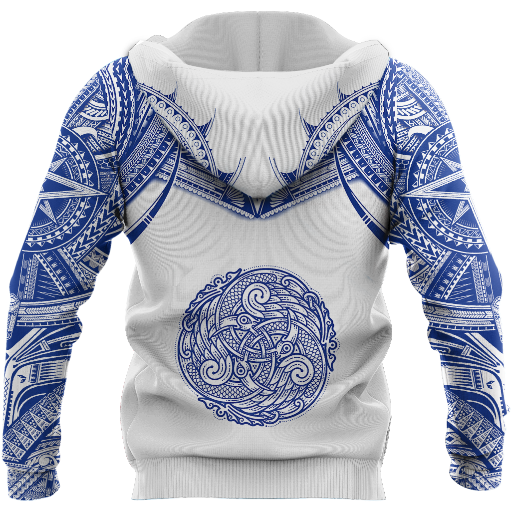Kekoa Pullover Hoodie Blue DC025-AZ091005 - Amaze Style™-Apparel