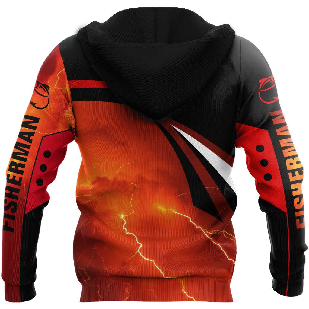 Best spinning reels for bass fishing 3D all over printing shirts for fisherman red color TR030101 - Amaze Style™-Apparel