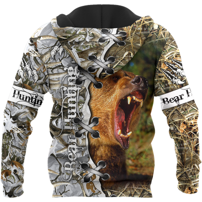 BEAR HUNTING CAMO 3D ALL OVER PRINTED SHIRTS FOR MEN AND WOMEN Pi061201 PL - Amaze Style™-Apparel