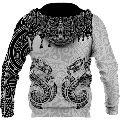 Aotearoa Maori manaia 3d all over printed shirt and short for man and women JJ030201 PL - Amaze Style™-Apparel