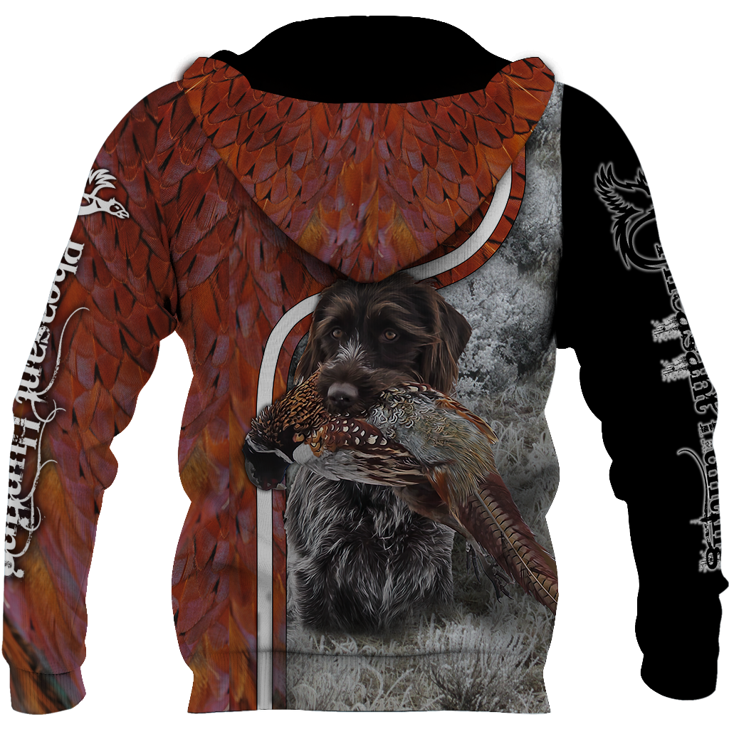 Pheasant Hunting Wirehaired Pointing Griffon 3D All Over Printed Shirts For Men And Women JJ170103 - Amaze Style™-Apparel