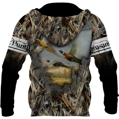 Pheasant Hunting 3D All Over Printed Shirts For Men And Women JJ170101 - Amaze Style™-Apparel