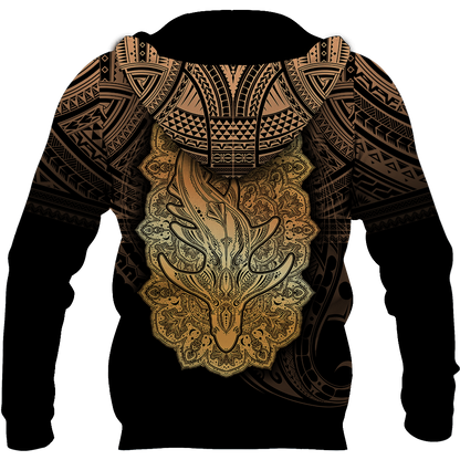 Wild Shark Polynesian 3d all over printed shirt and short for man and women JJ190202 PL - Amaze Style™-Apparel