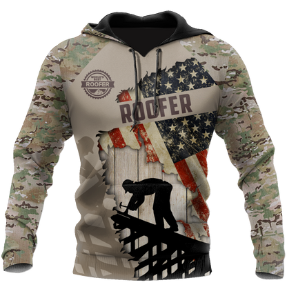 Premium Unisex All Over Printed Roofer Shirts MEI