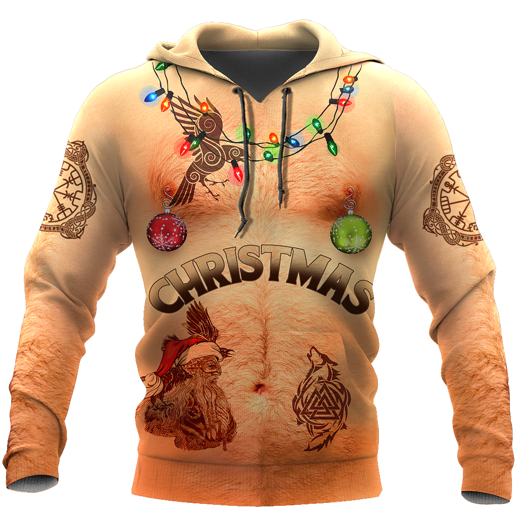Real Viking Christmas Tattoos All Over Printed AM051001 - Amaze Style™-Apparel