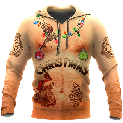 Real Viking Christmas Tattoos All Over Printed AM051001 - Amaze Style™-Apparel
