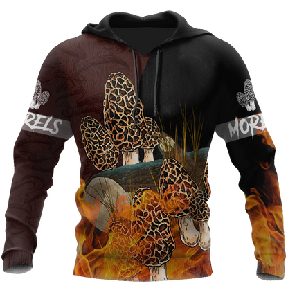 Beautiful Morels mushrooms 3D all over printing shirts for men and women TR260201 - Amaze Style™-Apparel