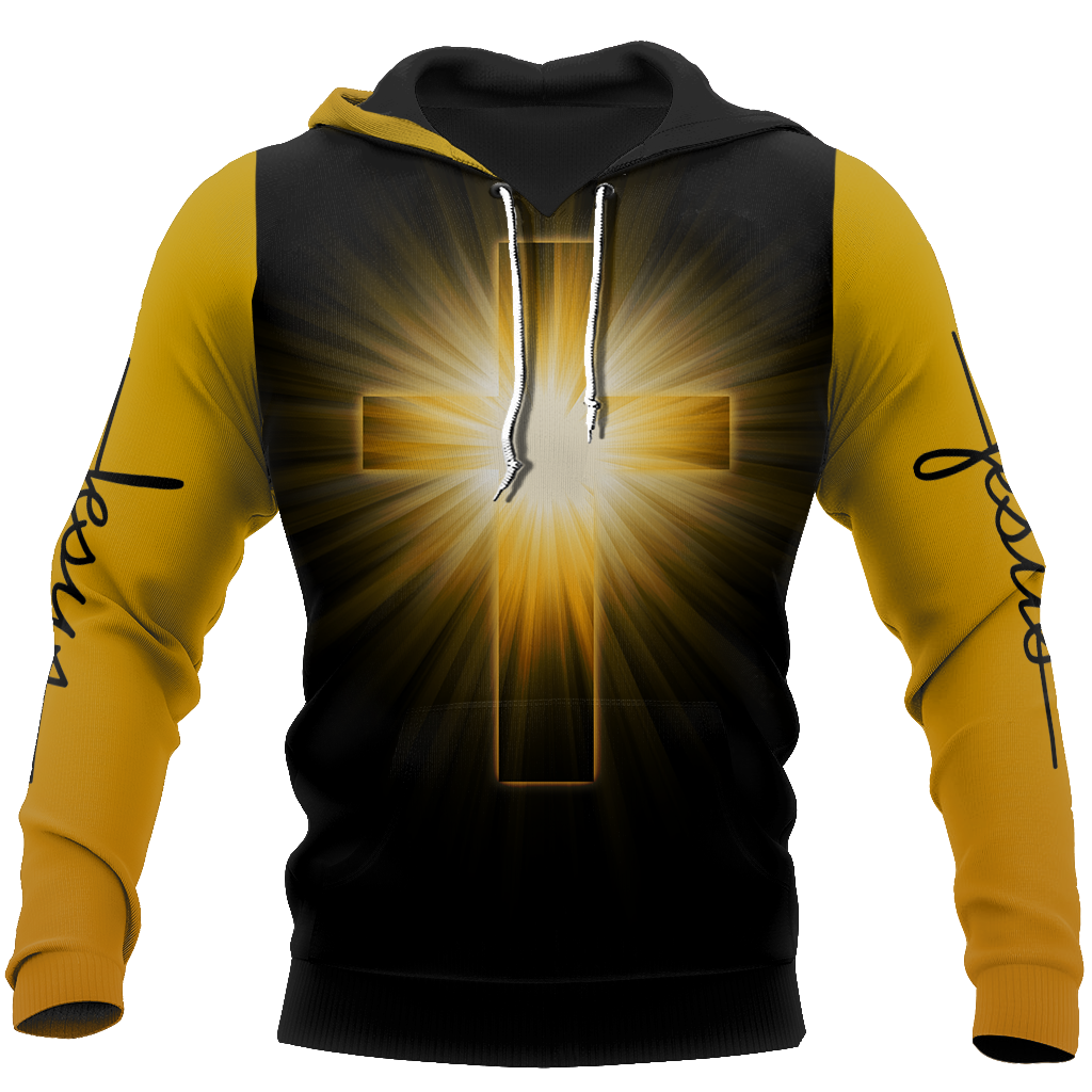 Easter God Jesus One Nation Under God 3D All Over Printed Shirt Hoodie JJ020402-Apparel-MP-Hoodie-S-Vibe Cosy™