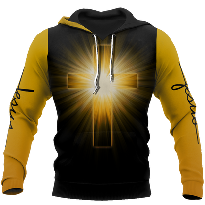 Easter God Jesus One Nation Under God 3D All Over Printed Shirt Hoodie JJ020402-Apparel-MP-Hoodie-S-Vibe Cosy™