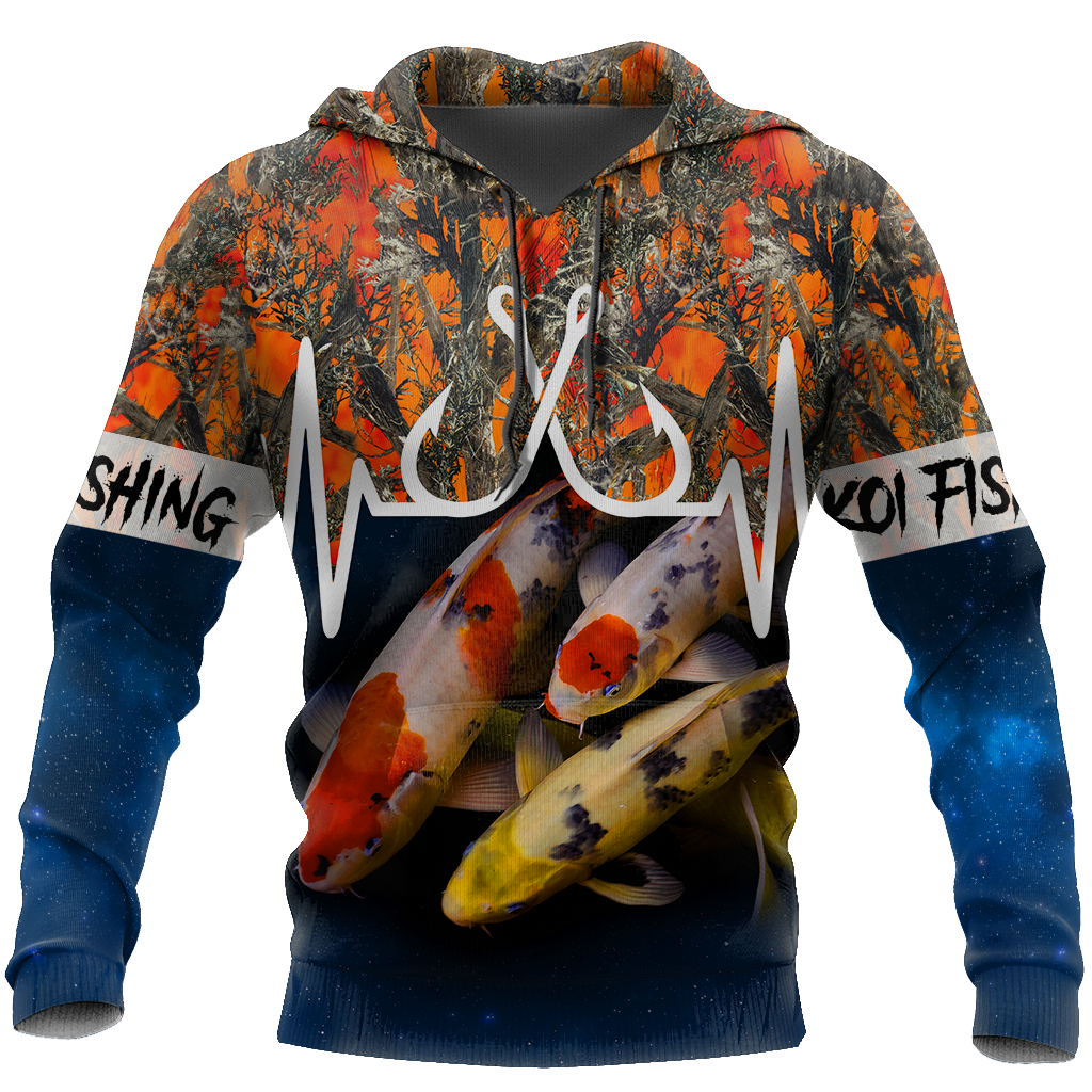 Koi Fishing Camo 3D all over printing shirts for men and women TR110203 - Amaze Style™-Apparel