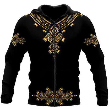 African Luxury Pattern Hoodie