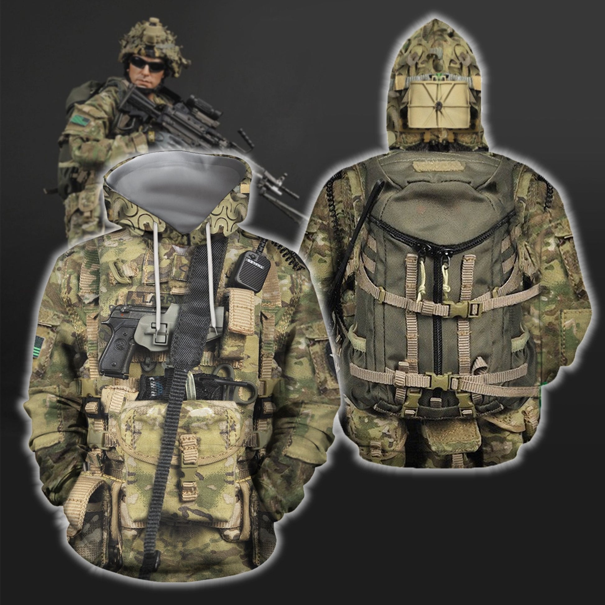 3D All Over Printed Navy SEAL Uniform - Amaze Style™-Apparel