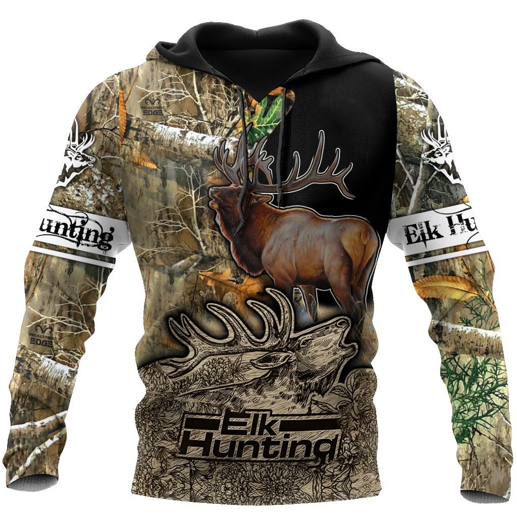 Elk Hunting Legend 3D All Over Print Hoodie