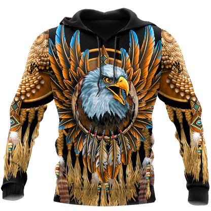 Eagle Dreamcatcher Native American Hoodie 3D All Over Printed Shirts VP11092001-LAM