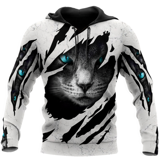 Hiden Cat Black cat 3D printed shirts for men and women