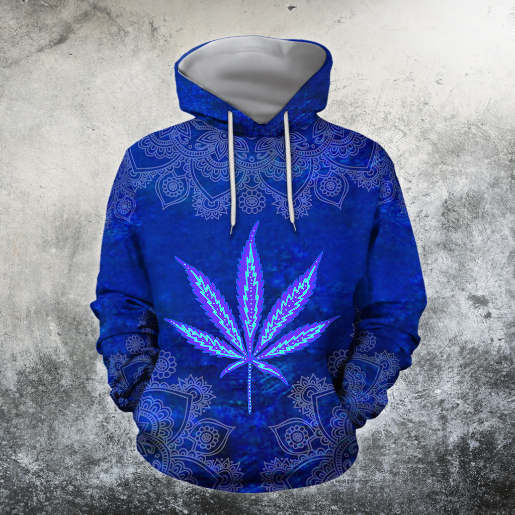 Hippie Royal Blue 3D All Over Printed Hoodie Shirt by SUN HAC280303 - Amaze Style™-Apparel