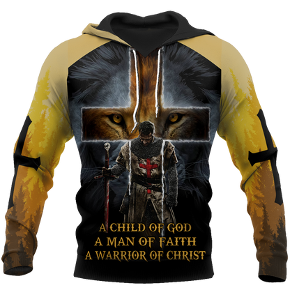 Knight God Jesus 3D All Over Printed Shirt Hoodie For Men And Women JJ240301 - Amaze Style™-Apparel