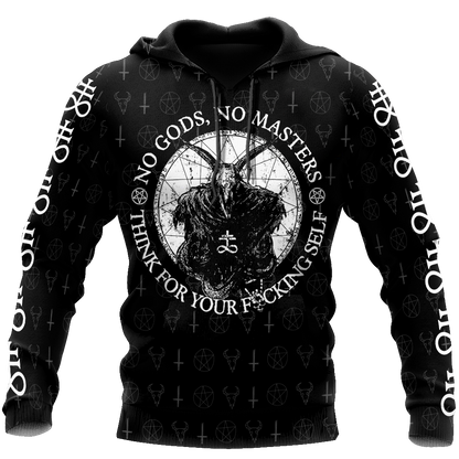 Satanic Tribal 3D All Over Printed Hoodie JJ09062003