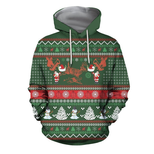 3D All Over Printed Ugly Hunting Christmas Shirts-Apparel-6teenth World-Hoodie-S-Vibe Cosy™