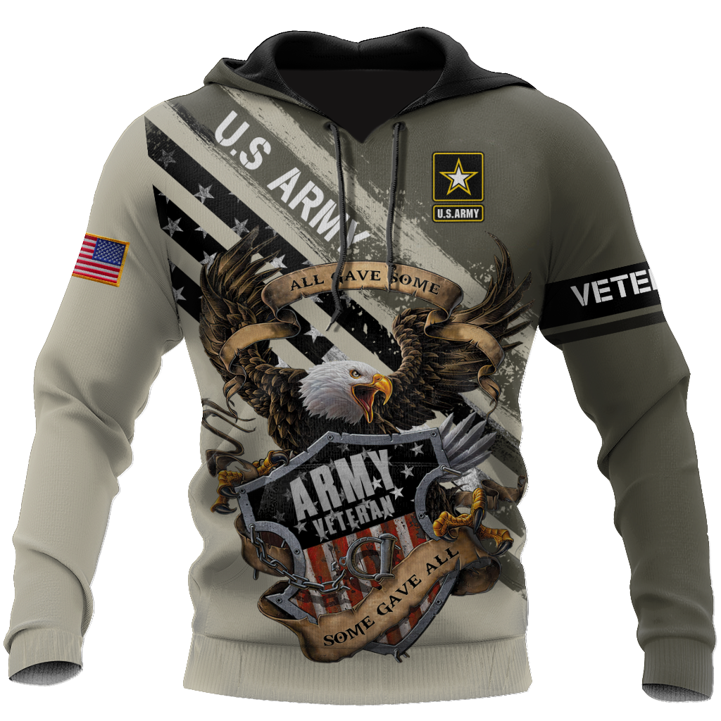 US Veteran Army All Gave Some 3D Shirts Proud Military