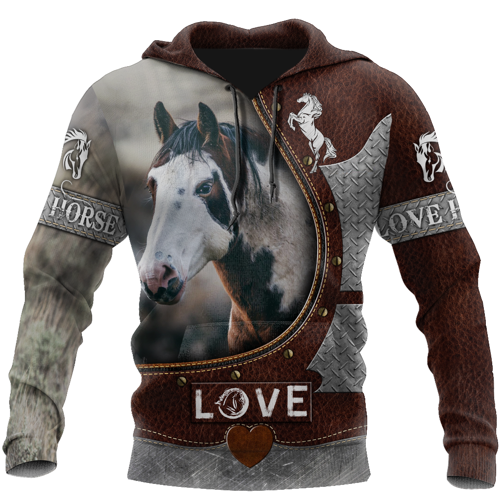 Love Beautiful Horse 3D All Over Printed Shirts For Men And Women TR2505204S - Amaze Style™-Apparel