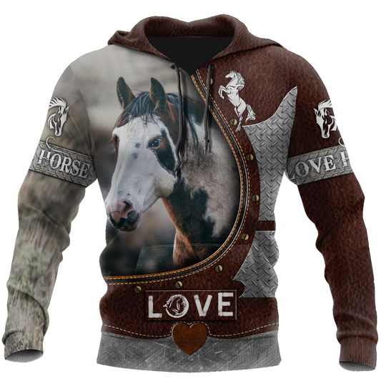 Love Beautiful Horse 3D All Over Printed Shirts For Men And Women TR2505204S - Amaze Style™-Apparel