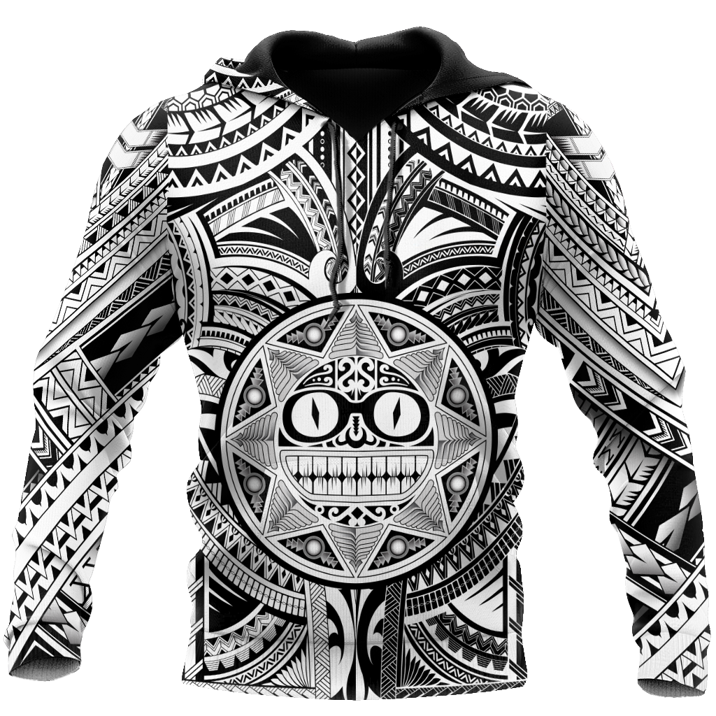 Amazing Polynesian Tattoo And Hawaii Hoodie-ML-Apparel-ML-Hoodie-S-Vibe Cosy™