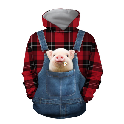 Baby Pigs Hoodie T-Shirt Sweatshirt for Men and Women Pi130201-Apparel-NM-Hoodie-S-Vibe Cosy™