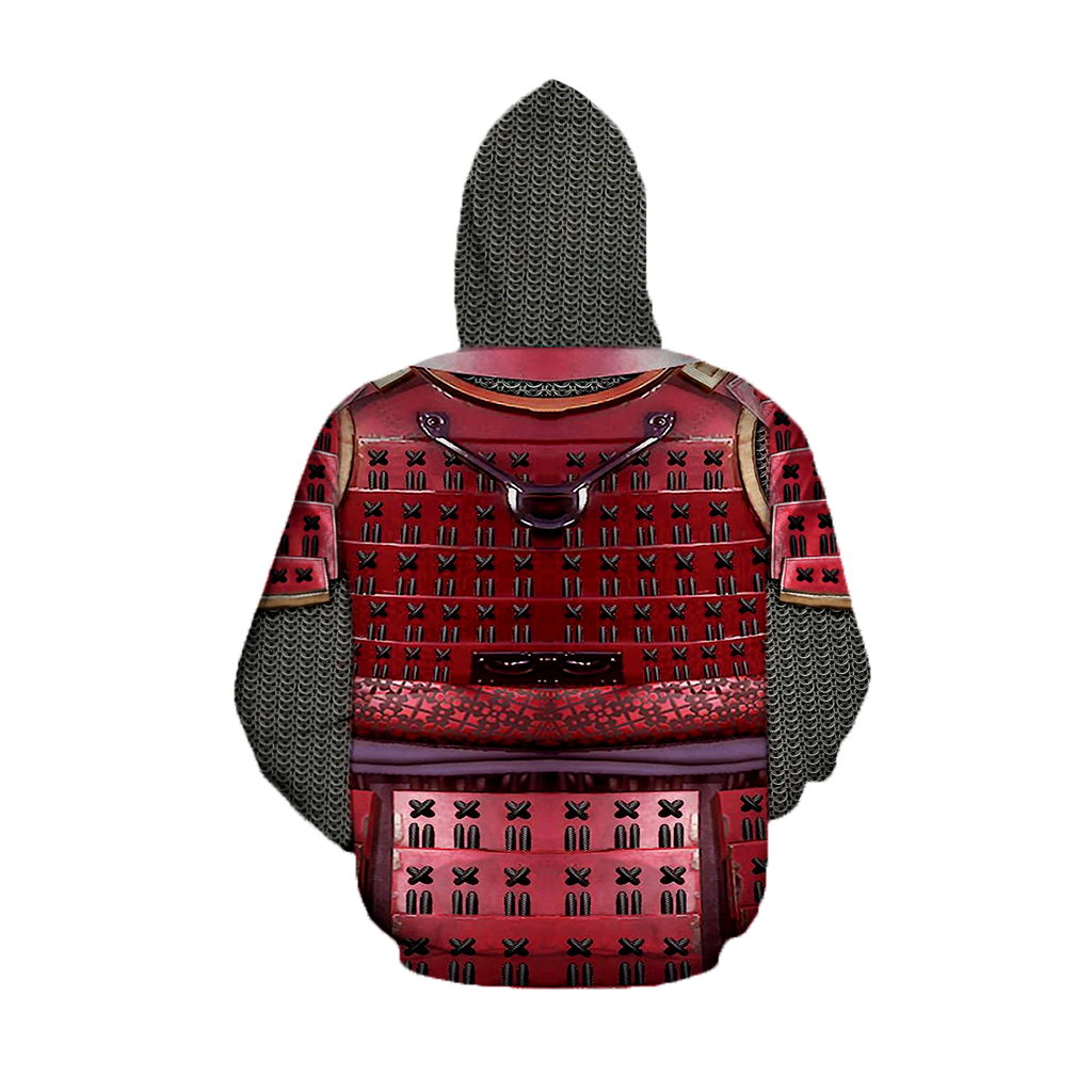 3D All Over Printed Samurai Red Armor-Apparel-6teenth World-T-Shirt-S-Vibe Cosy™