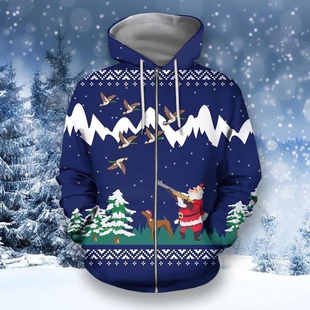 3D All Over Printed Duck Hunting Christmas - Amaze Style™-Apparel