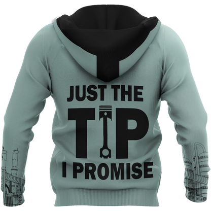 Just The Tip I Promise All Over Printed Mechanic Hoodie For Men and Women TN