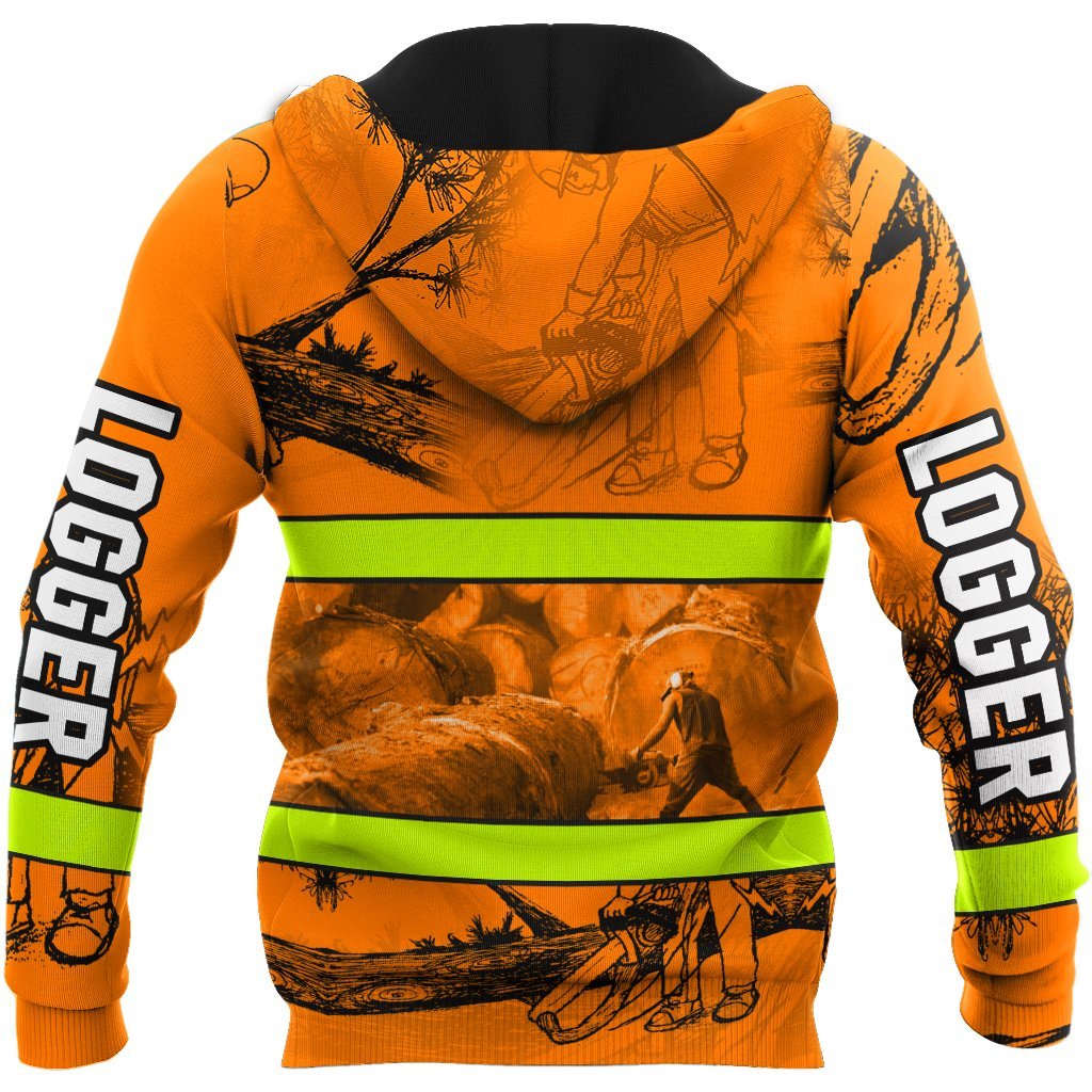 Logger Woodworking 3D Full Printing - Amaze Style™-Apparel