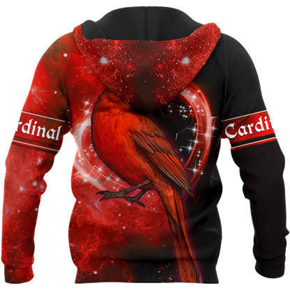 Cardinal Birds Red Color shirts dress shorts for men and women