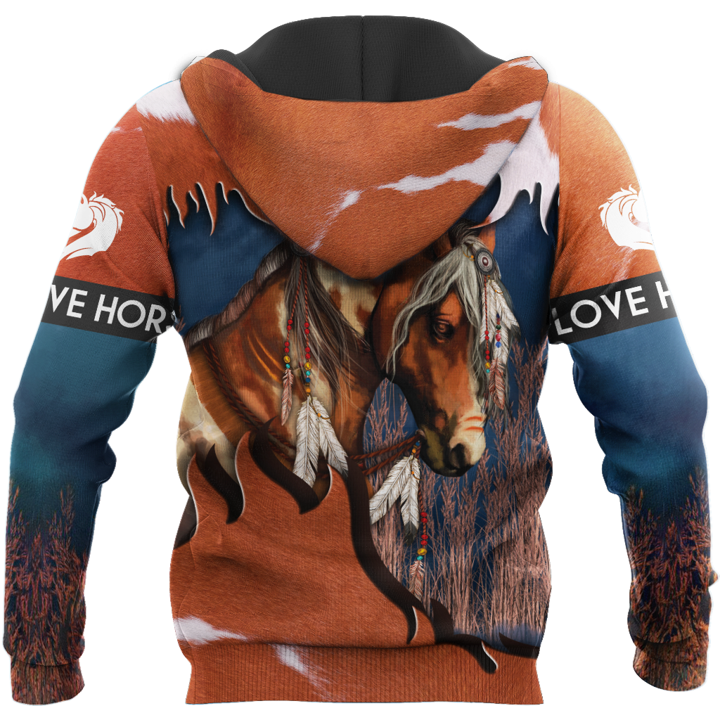 Love Beautiful Horse 3D All Over Printed Shirts TR0905201 - Amaze Style™-Apparel