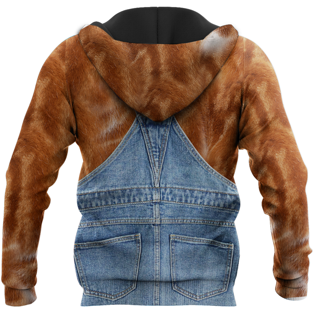 Love Cat Just a girl Exotic Shorthair face hair 3D all over shirts for women