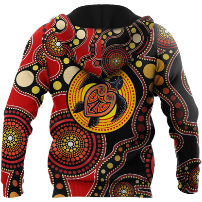 Aboriginal Australia Indigenous Turtles Painting Art shirts for men and women